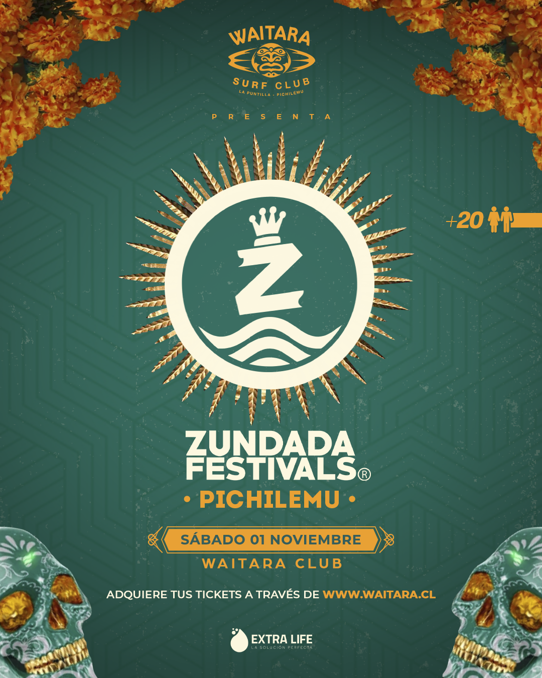Zundada Pichilemu, Sábado 01 de Noviembre